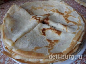 Блинчики на кефире