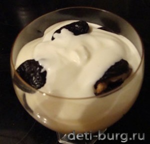 Десерт из чернослива с орехами