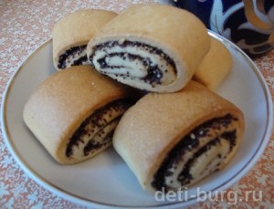 Рулетики с маком