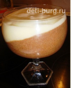 Десерт из манной каши