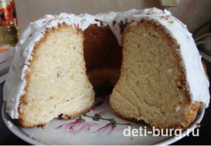 Кулич на желтках