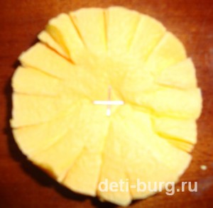 Сделайте прорези