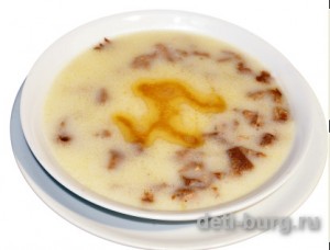 Супы-пюре для детей
